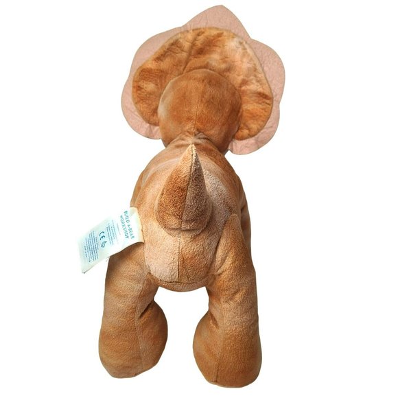 Build A Bear Workshop BAB Triceratops Brown Plush Dinosaur 14” Stuffed Animal - Picture 4 of 8